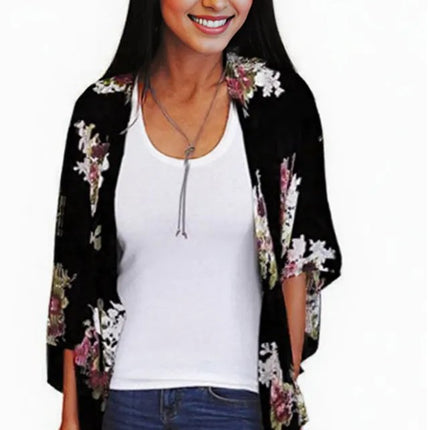 Beautiful summer Digital Print Cardigan women's fashion