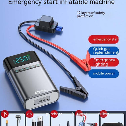 Automobile Emergency Start Power Source All-in-one Machine With Electric Treasure
