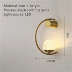 B gold left 5W / Trichromatic Dimming