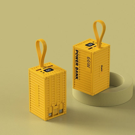 Creative Large Capacity Container With Line 66W Super Fast Power Bank 20000 MA Mobile Power Supply