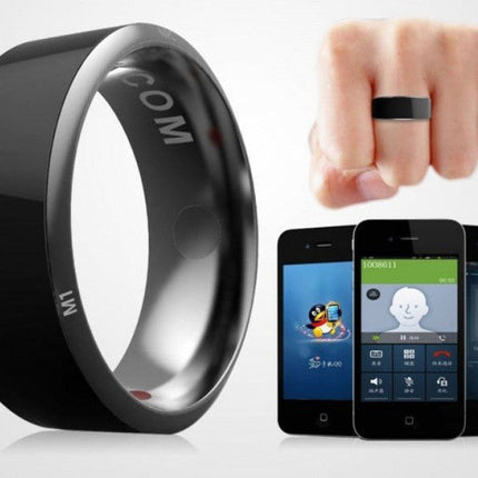 Black Technology Ring Solar Android Temperature Magic Net Red Smart Sci-Fi Bluetooth Ring