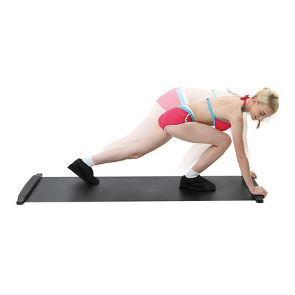 Slide Board Speed Skating Training Mat Sliding Board  Portable Sliding Board For Leg Exercise Ice Hockey Short Track Home Gym Fitness Practice