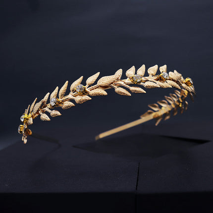 Online Influencer Jewelry Retro Golden Headband