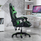 Green no footrest / Steel foot