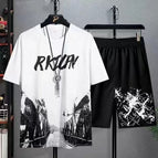 Rail shorts suit white / M