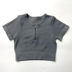 Grey short sleeve / S