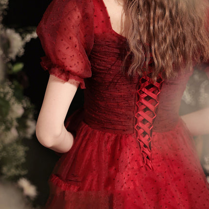 Ladies Annual Meeting Small Dress Red Bride Wedding