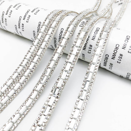 Glass Crystal Back Glue Drill Strip Personalized DIY Accessories