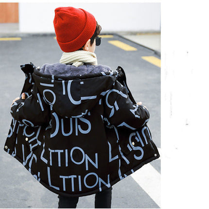Children's Thick Padded Korean Winter Coat
