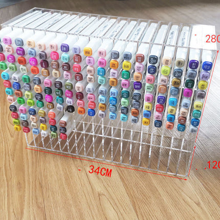 Fashion Acrylic Marker Pen Storage Rack Large Capacity