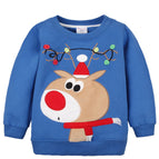 02Colorful Blue Christmas Deer / 12M