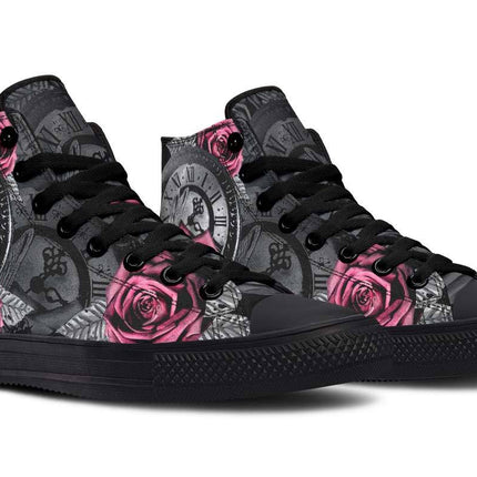 Printed Couple High-top Canvas Shoes