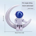 Moon Astronaut Sky Blue / 6cm
