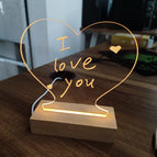 Heart shape RGB light