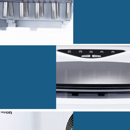 Ice Maker Commercial 15KG Household Small Dormitory Students Smart Wifi Automatic Round Ice Cube Maker