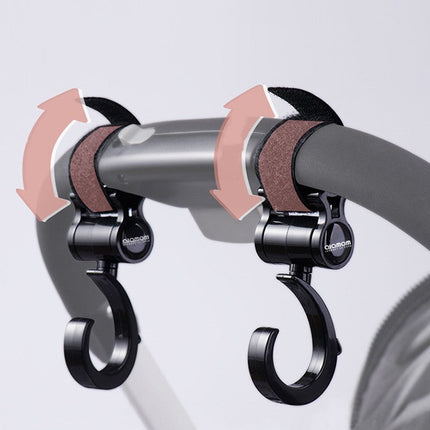 Stroller Hook Velcro 360 Large Hanging Bag Accessories