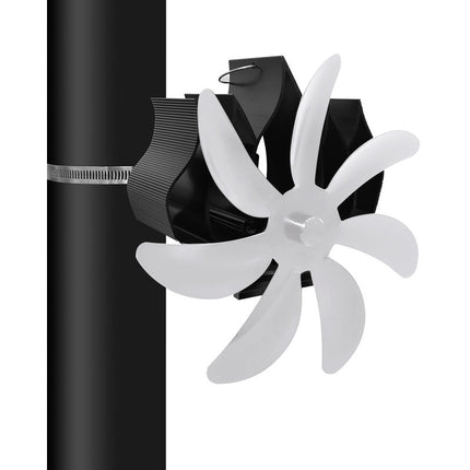 Thermal Power Magnet-free 7-blade Wall Hanging Fireplace Fan