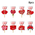 8pcs / Love Card Decoration