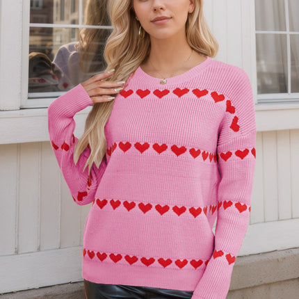 Valentine's Day Love Pullover Women's Knitwear