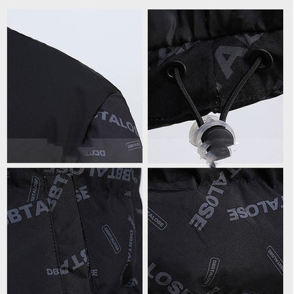 Winter Down Cotton-padded Coat Printing