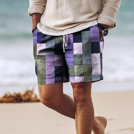Summer Breathable Fashion Hawaiian Beach Pants Trade 3d Printed Casual Shorts