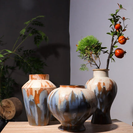 Jingdezhen Ceramic Vase New Chinese Style Water Flower Cultivation