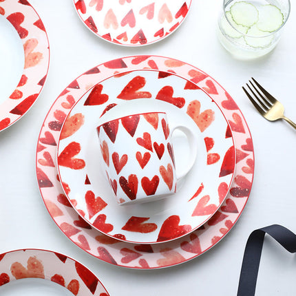 Home Creative Tableware Ins Ceramic Dinner Plate