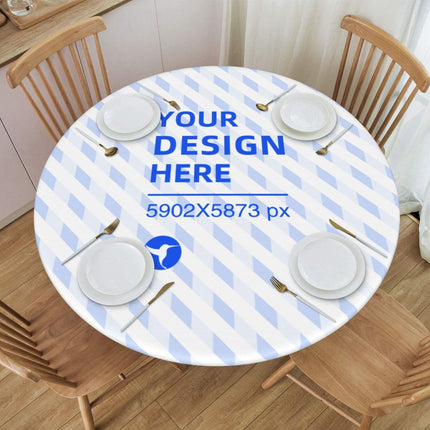 Oil And Stain Resistant Round Table Cover