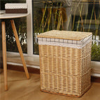 Log Covered White Grid / 41X31X50cm