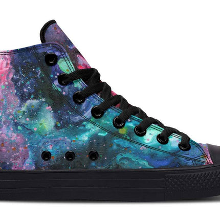 Printed Couple High Top Canvas Shoes