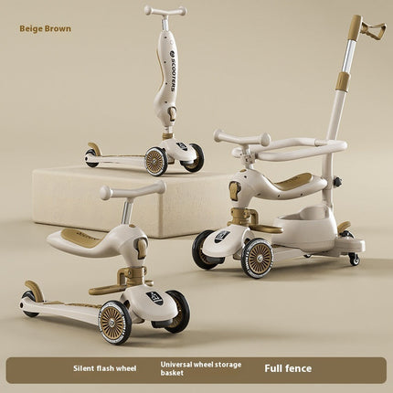 Children's Scooter Multifunctional Music Flash Scooter