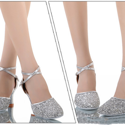 Women High Heeled Modern Latin Dance Shoes