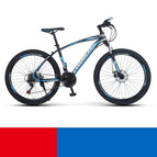 Black and blue spoke wheel / 26inch 21speed