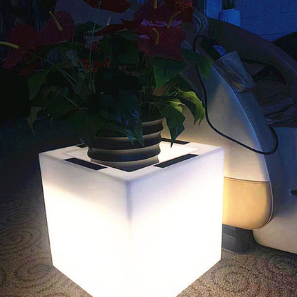Super Bright Luminous Waterproof Plastic Flowerpot Garden Lamp