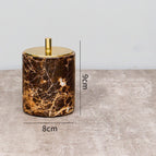 Cotton swab box round