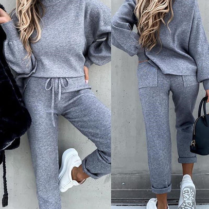 Off-white Loose Casual 2-piece Set