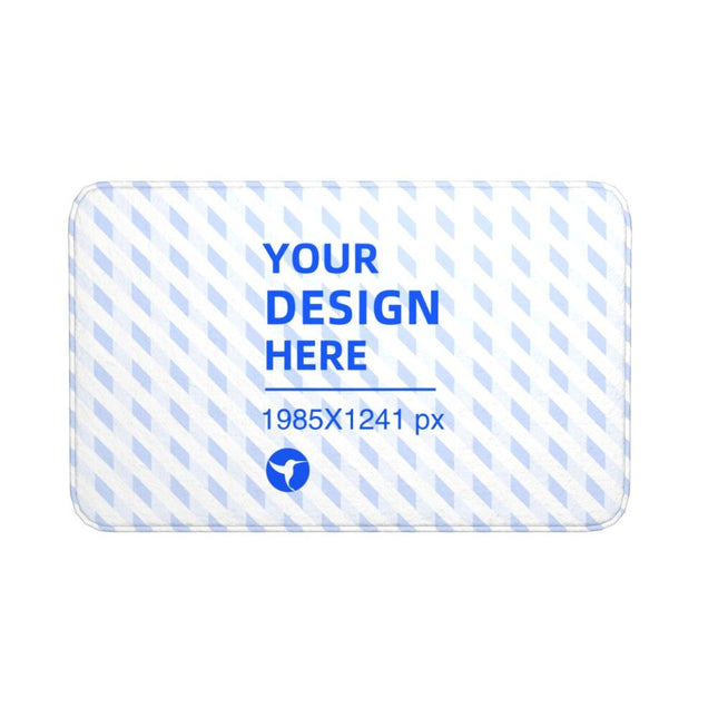 Create Your Own Flannel Absorbent Non-slip Easy-care Floor Mat
