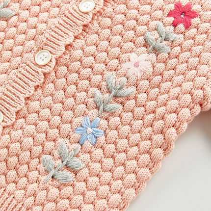 Hand-embroidered Jacket Top All-match Cardigan