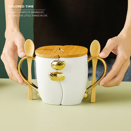 Simple And Creative Ceramic Mug Gift Box