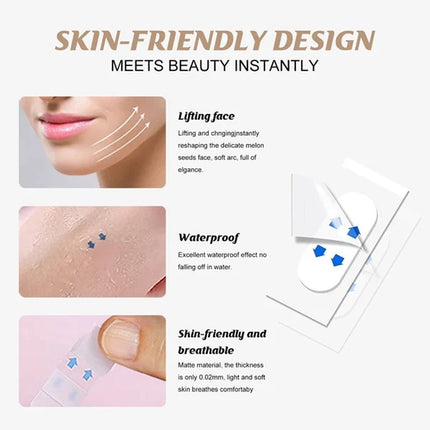 Facial Invisible Lifting Patch Lifting And Tightening V-line Strap Face Pasters