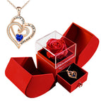 Double Heart Gold Necklace