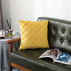 Yellow small grid / 43x43cm without core