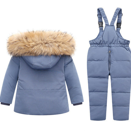 Winter Children's Down Padded Jacket Suit