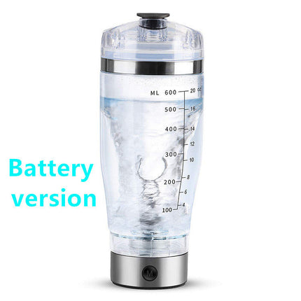 Portable Electric Protein Shaker Bottle | USB Rechargeable Mixer for Shakes, Smoothies & Coffee | BPA-Free Fitness Blender Cup