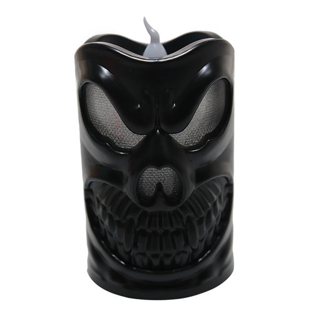 Halloween Flameless Candle Light LED Colorful Candlestick Table Decoration