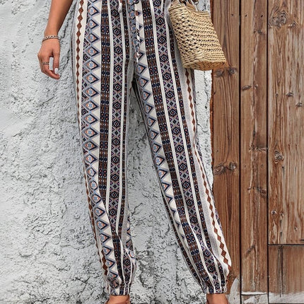 Comfort Casual Printed Ankle Banded Pants Loose Sports Versatile Sweatpants