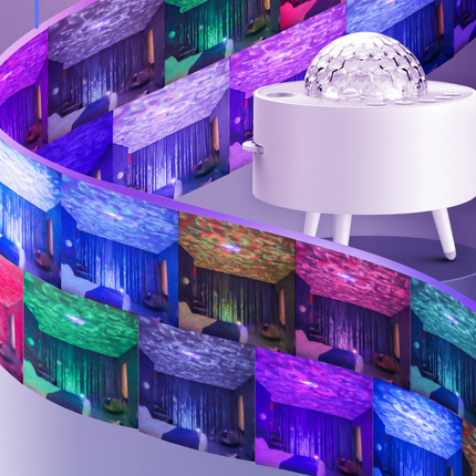 Rotating Creative Dream Music Bluetooth Night Light