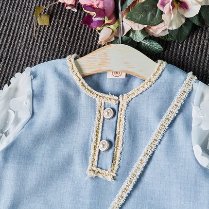 Xiangfeng Korean Princess Dress With Western Style Flowers