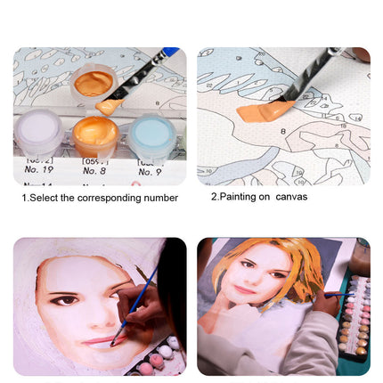 Diy Handmade Oil Painting Walking Heart Birthday Gift Qixi Valentine's Day Photo For Girls Boyfriend Couple Girlfriends