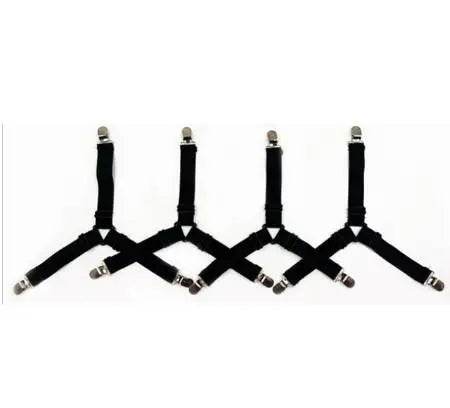 4-Piece Bed Sheet Holder Straps Set for Secure Mattress Fit